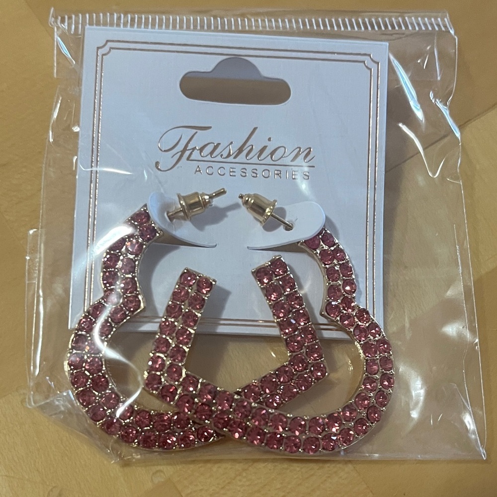 Pink Earrings - Picture 1 of 1